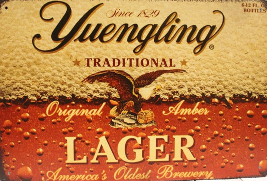 Yuengling Beer Metal Tin Sign