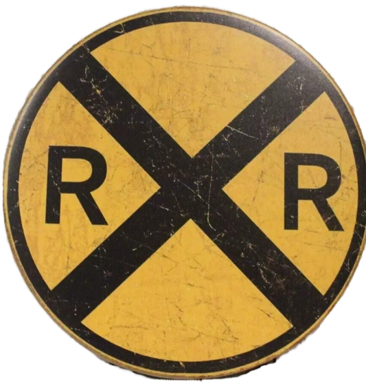 Railroad Metal Tin Sign