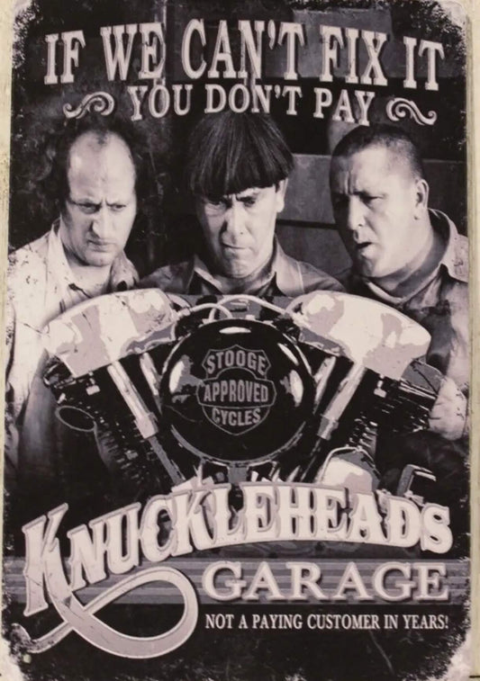 The 3 Stooges Metal Tin Sign