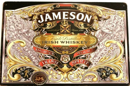 Jameson Metal Tin Sign