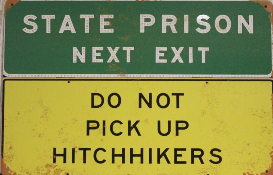Prison Metal Tin Sign
