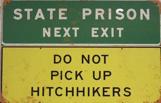 Prison Metal Tin Sign