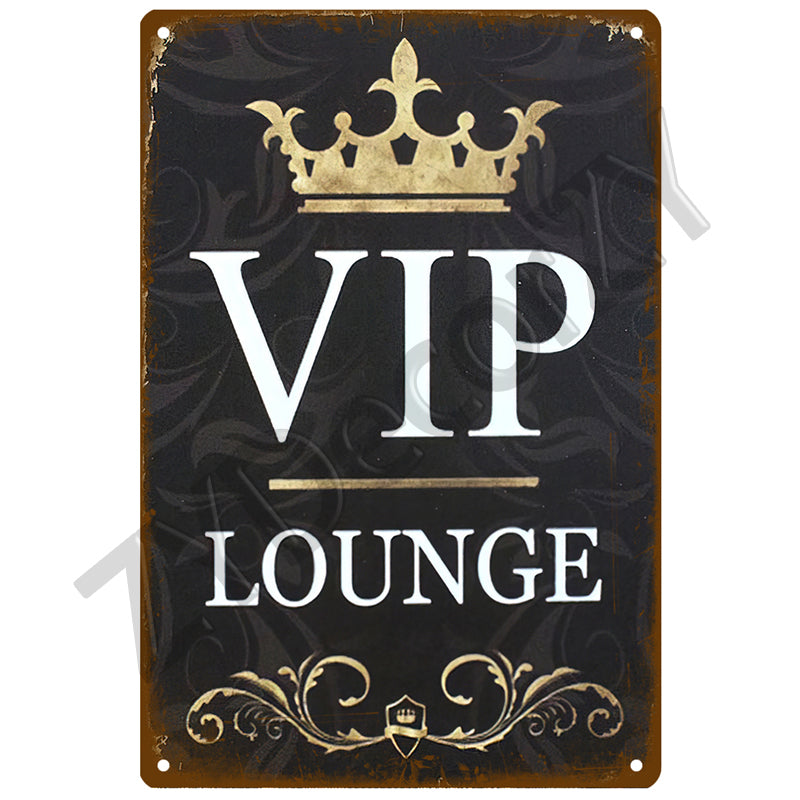 Bar/Cafe Decorative Metal Tin Sign Collection - Multiple Variants