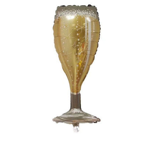 Wedding Birthday Party Wine Glass Champagne Whiskey Bar KTV Decoration Aluminum Film Balloon