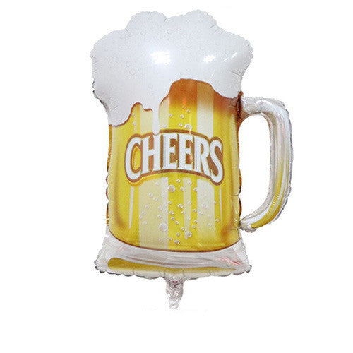 Wedding Birthday Party Wine Glass Champagne Whiskey Bar KTV Decoration Aluminum Film Balloon
