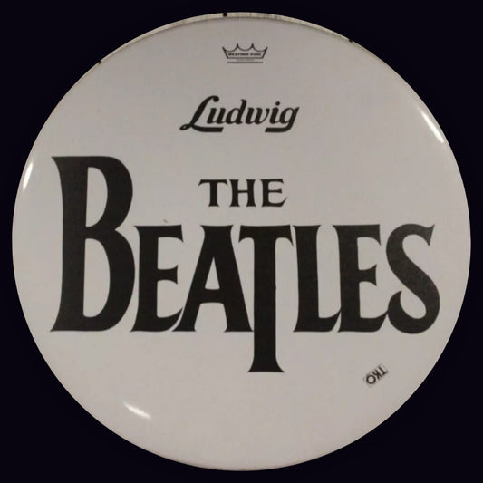The Beatles Round Metal Tin Sign