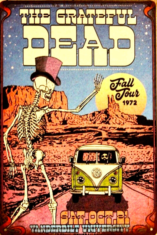 Grateful Dead Metal Tin Sign