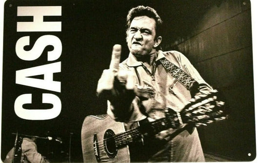 Johnny Cash Metal Tin Sign