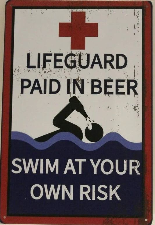 Pool Metal Tin Sign