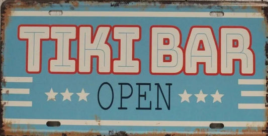 Tiki Bar Metal Tin Sign