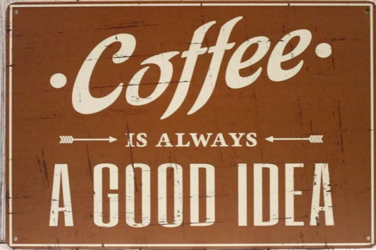 Coffee Metal Tin Sign