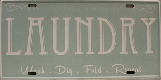 Laundry Metal Tin Sign